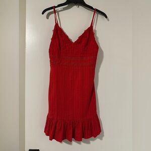 ILLA ILLA Red Mini Dress